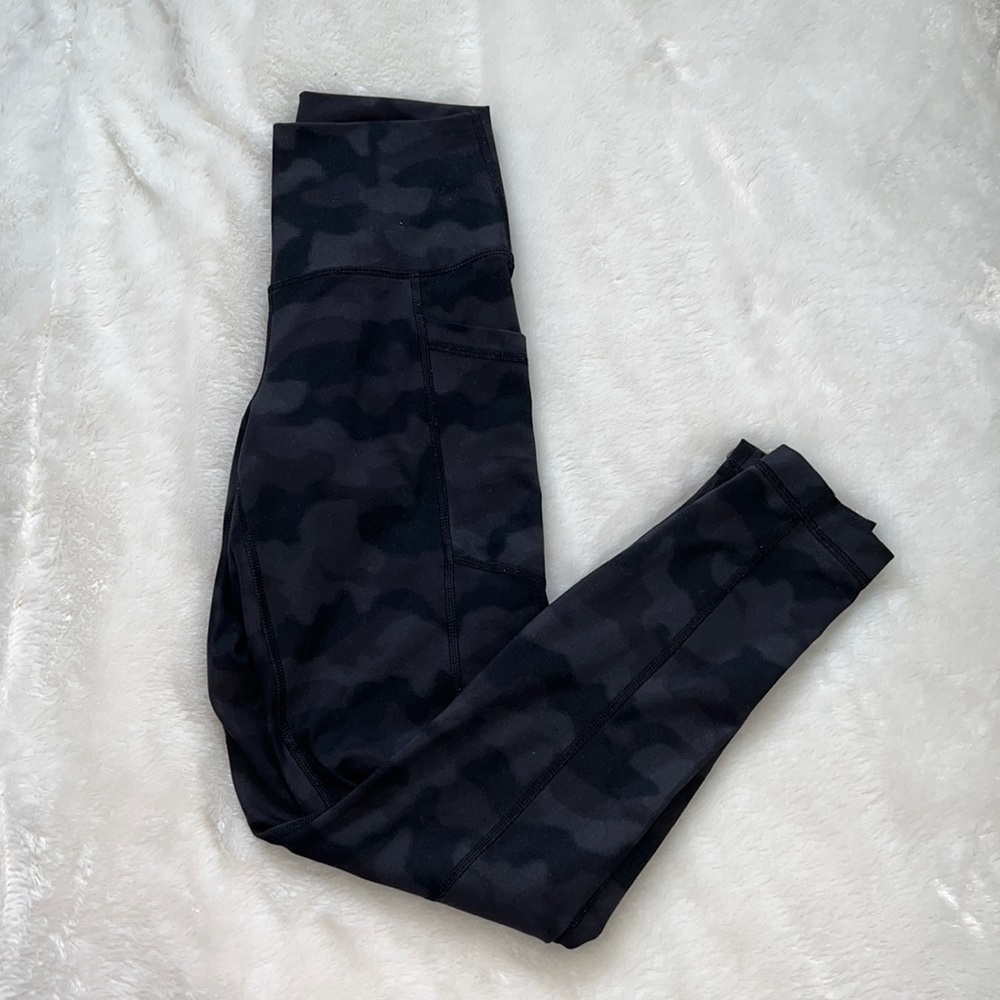 Black Camo 90 Degree by Reflex Leggings Size XS